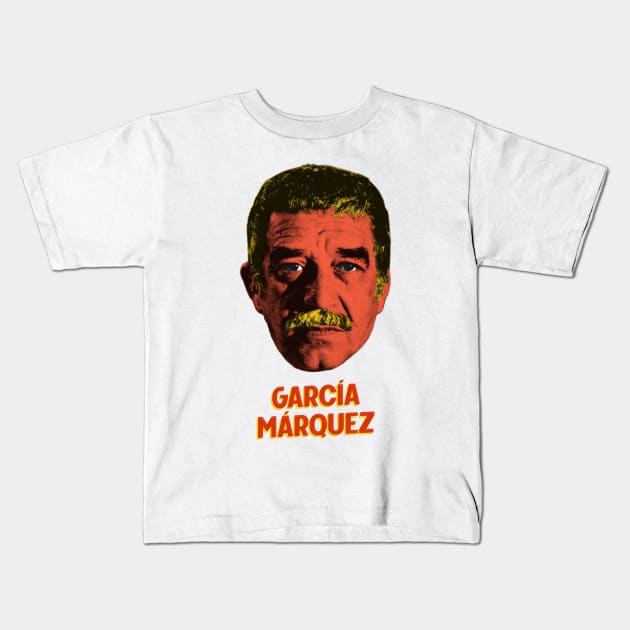 garcía márquez Kids T-Shirt by undergroundnotes